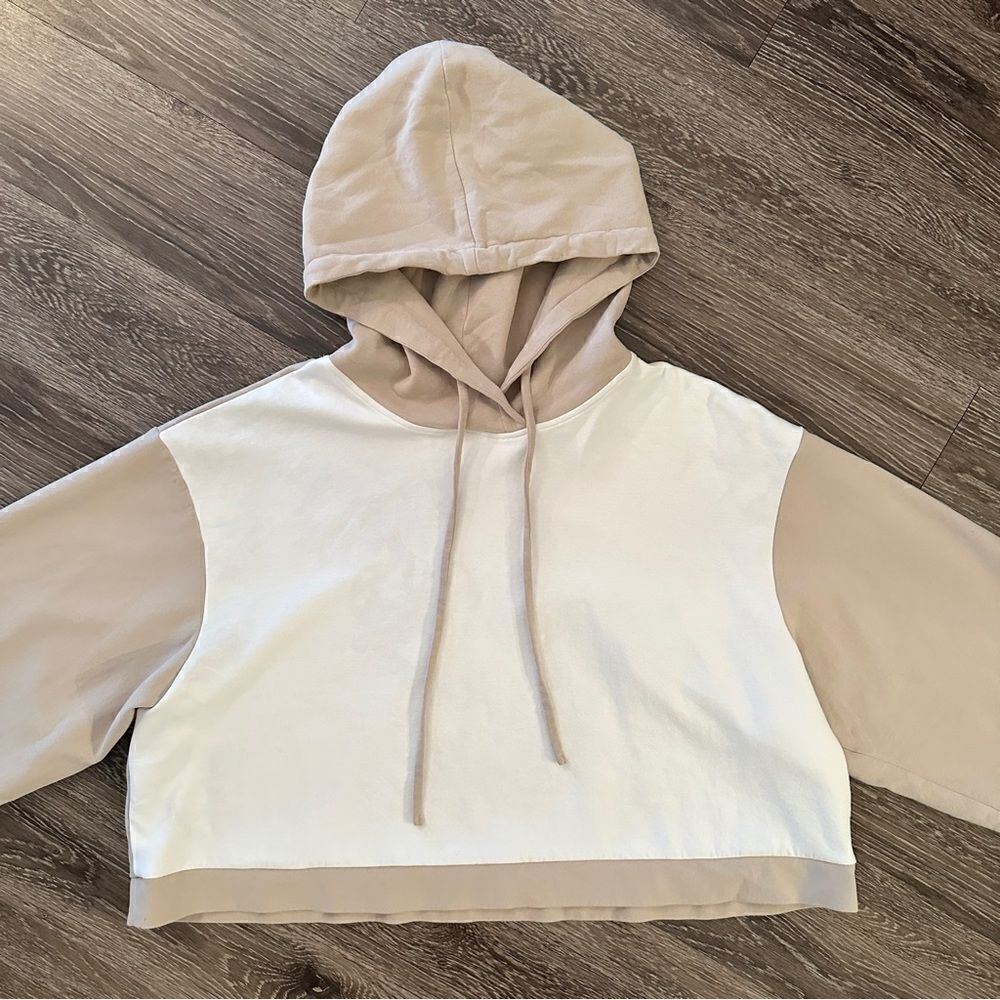 Nap Two-Tone Drawstring Hoodie - Picture 2 of 8